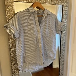Madewell Central Shirt - Size XS - Blue and White